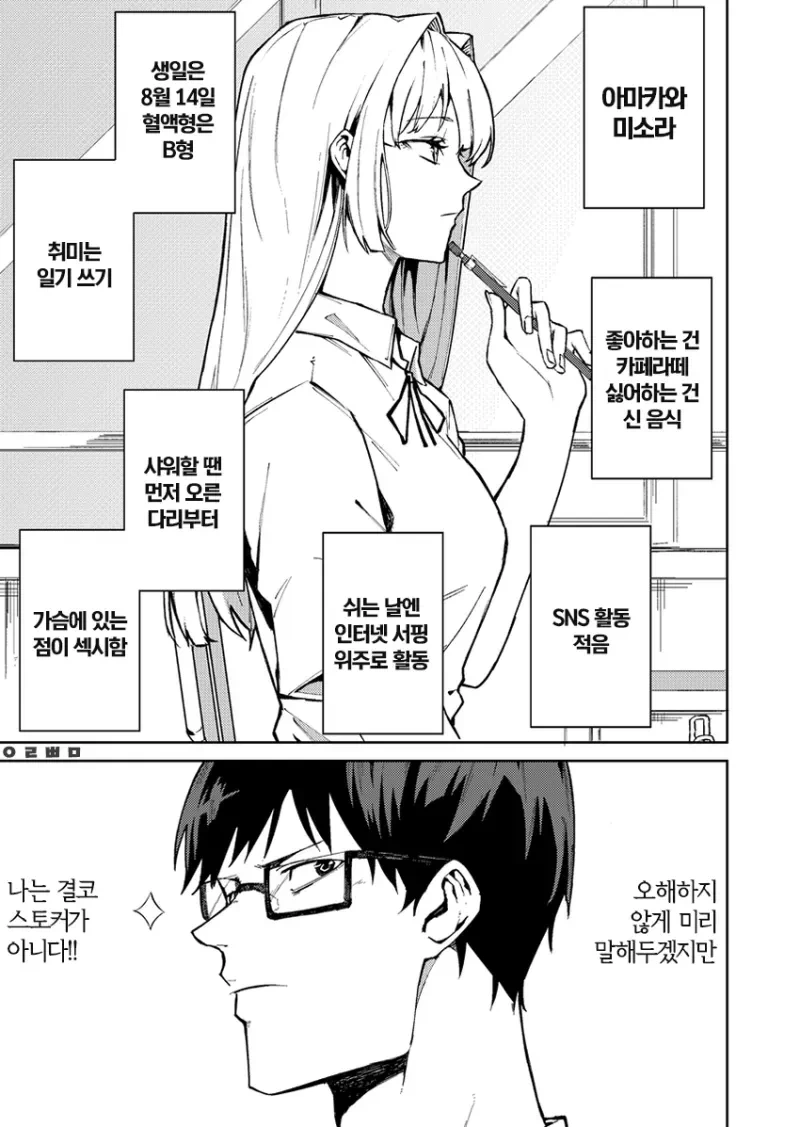 스토커가 아니라 순애 만화