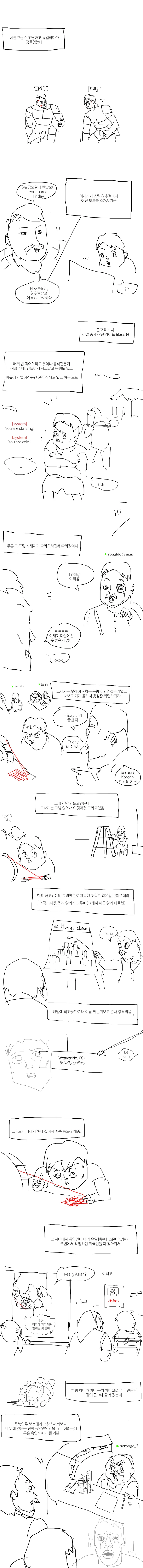 프랑스 바게트 놈들에게 아시아 ㄴㅇ로 팔려간 만화