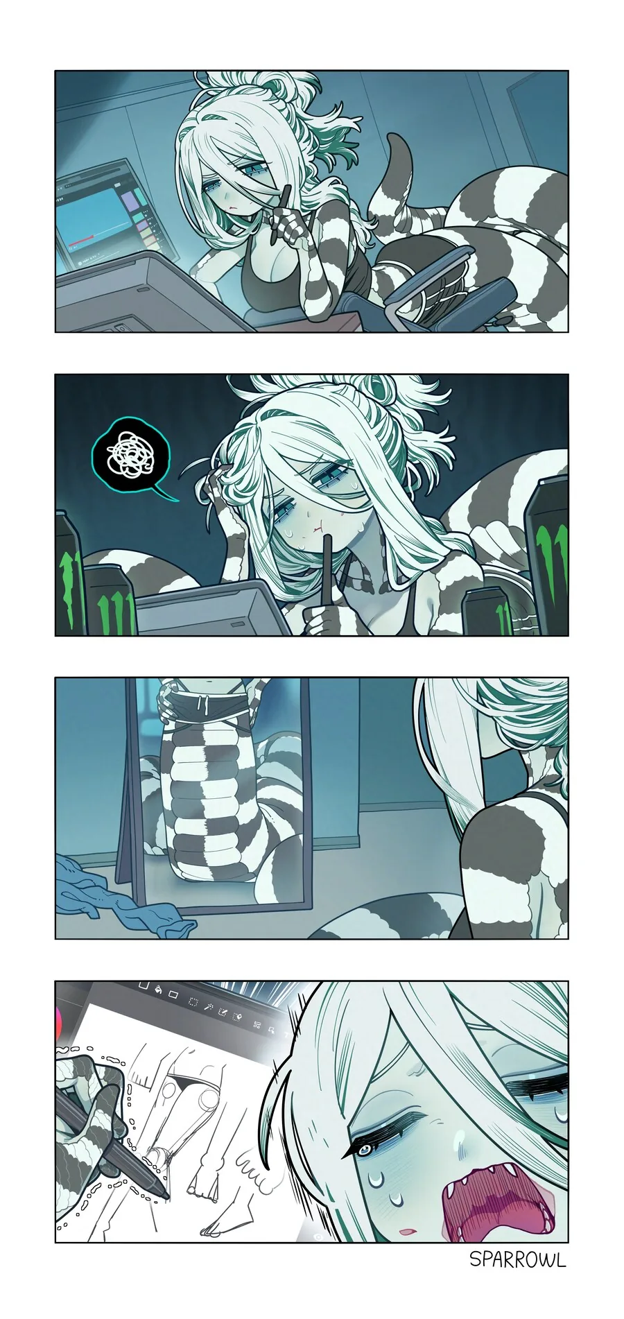 개ㅇㅎ 뱀마누라의 고민.comic