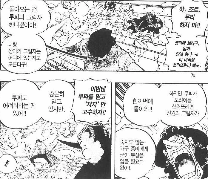원피스) 밀짚모자 일당의 명령체계.manga