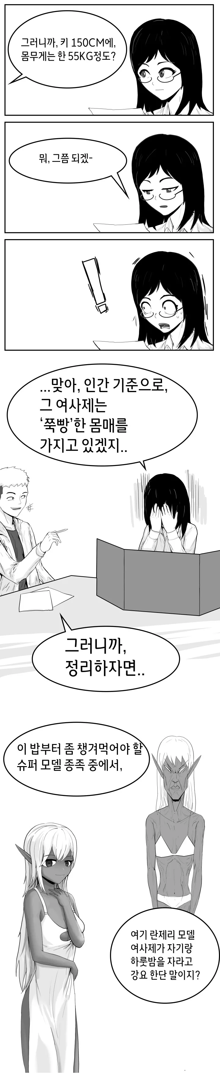 TRPG) 매우 뚱뚱한 다크엘프 여사제 manhwa - 이미지 2
