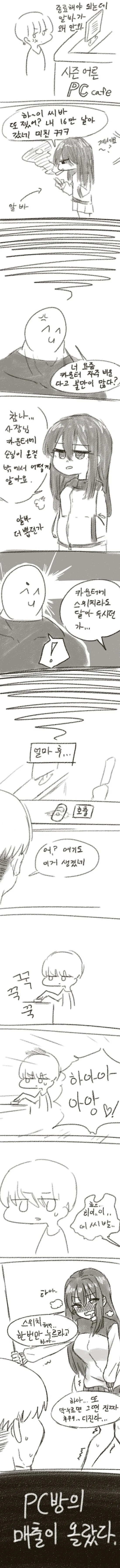 PC방 매출 올라가는 만화