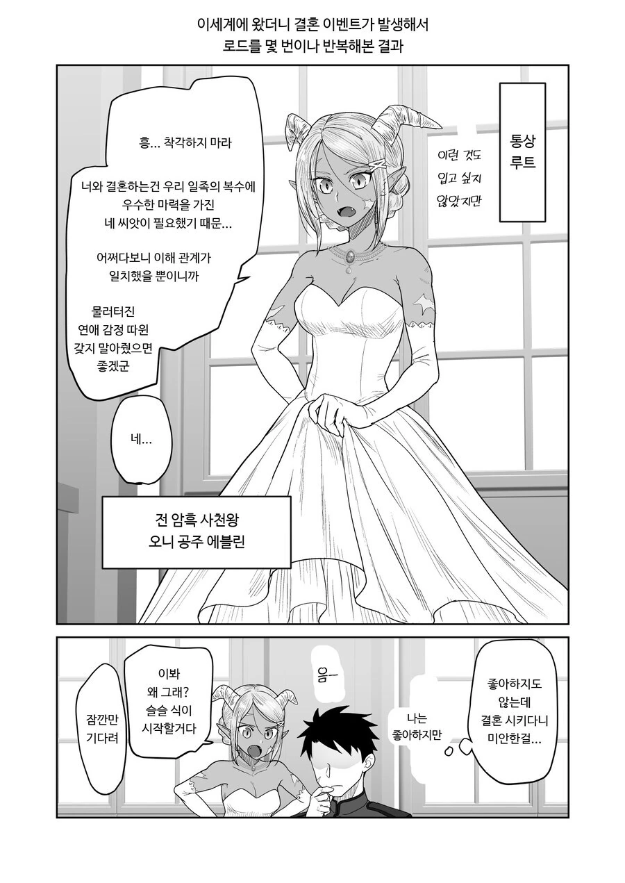 정략결혼이 싫은 상대때문에 회귀능력을 쓰는 용사.jpg