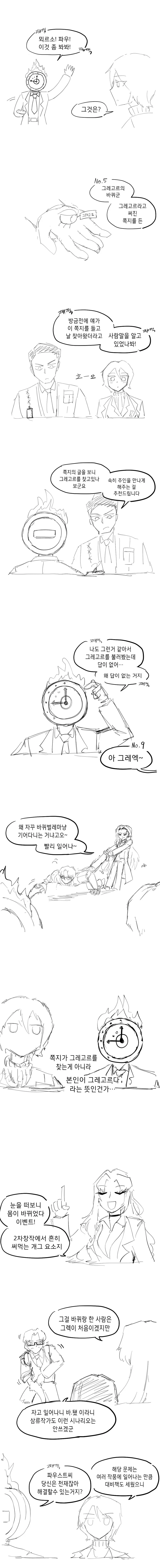 림버스 그레고르가 조금 이상한 만화
