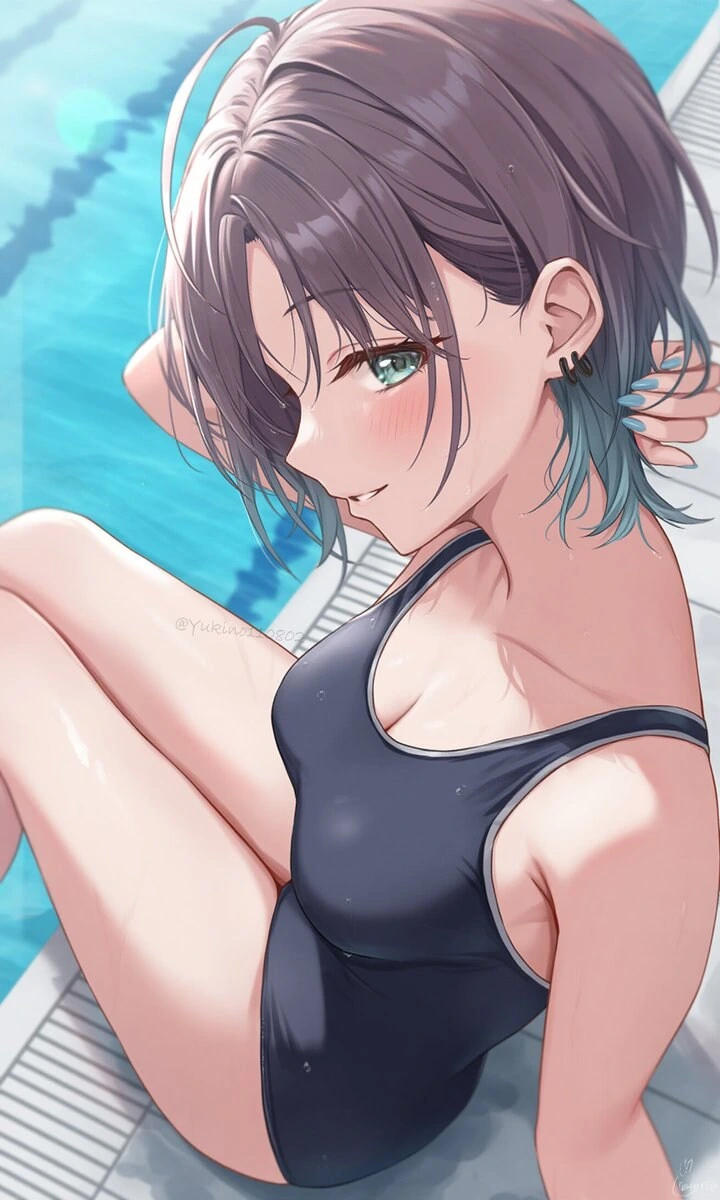 @) 목덜미가 ♥시한 아사쿠라 양