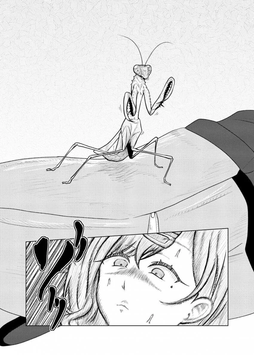 사마귀랑 싸우는 히구치 마도카 .manhwa - 이미지 3