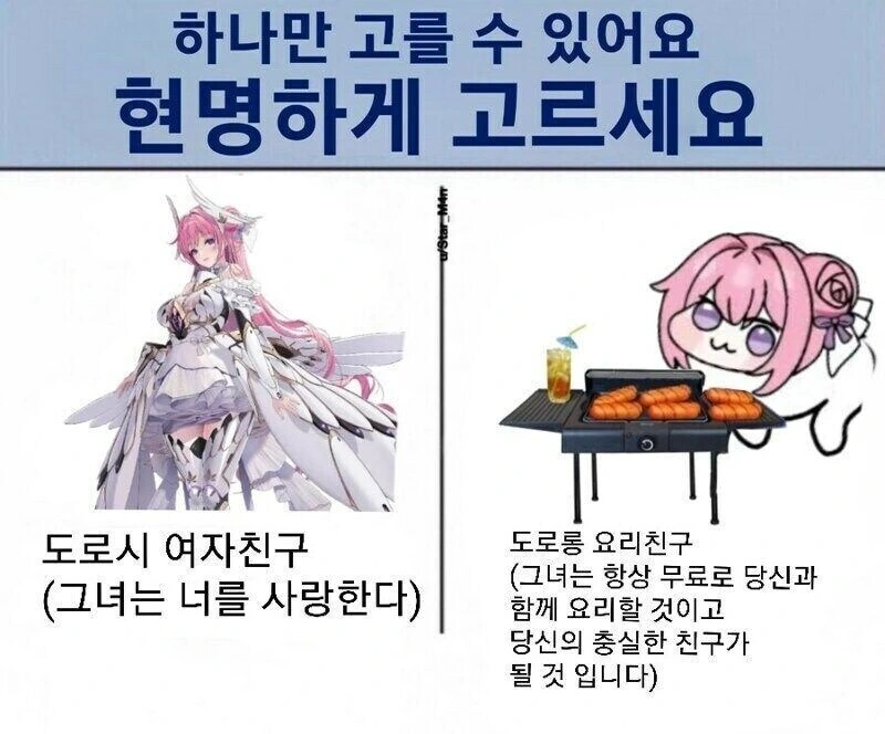 도로시 여자친구 vs 도로롱 요리친구