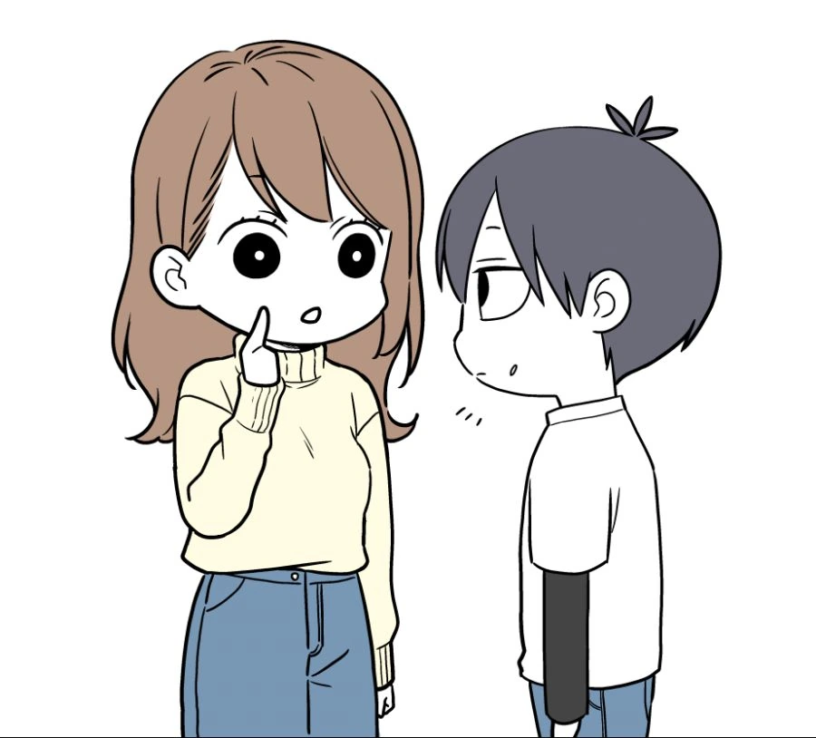 결혼 바이럴)키작은 남친과 키큰 여친.manwha - 이미지 18