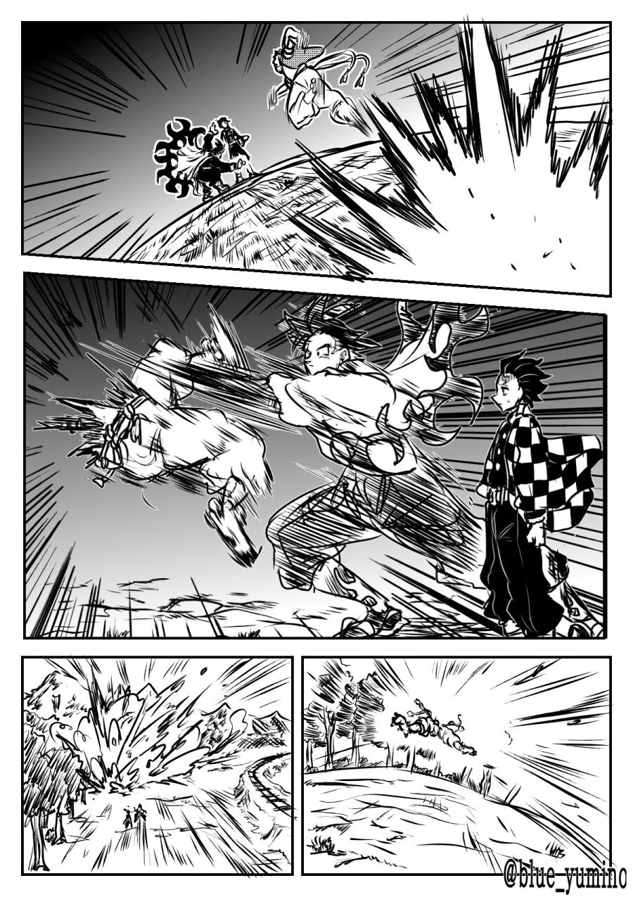 귀멸) 아카자 vs 최강의 염주 만화.manhwa - 이미지 9