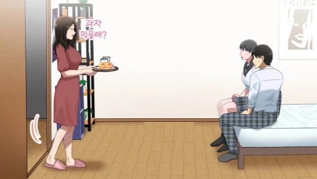 엄마에게 자신의 여친을 소개하는 아들 - 이미지 6