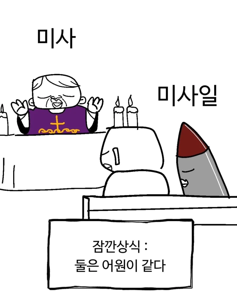미사 올리는 미사일.manga