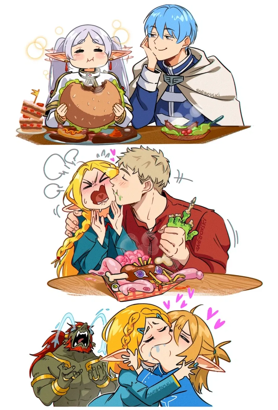 엘프커플들 순애manga