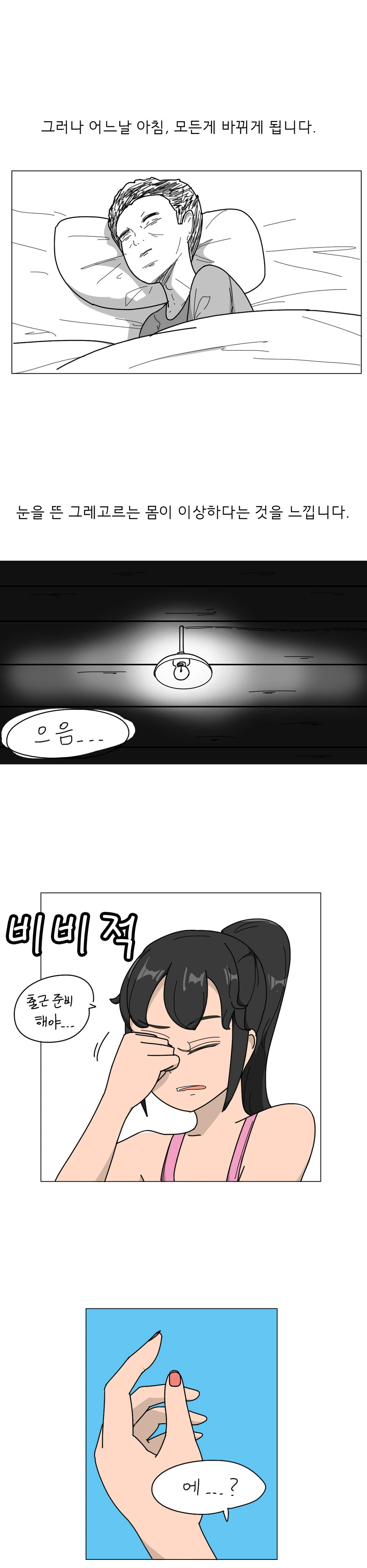 프란츠 카프카의 변신 리뷰 만화.manhwa - 이미지 2