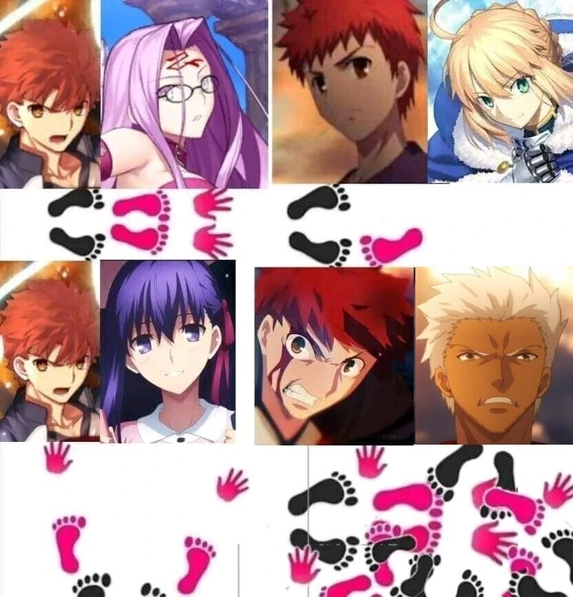 Fate)히로인별 체위