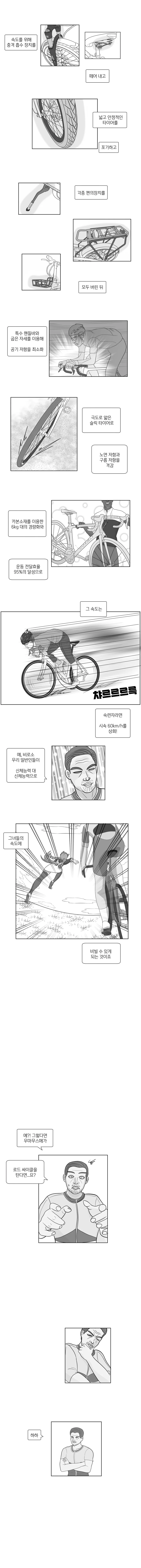 우마무스메랑 로드자전거로 맞짱뜨는 manwha - 이미지 2
