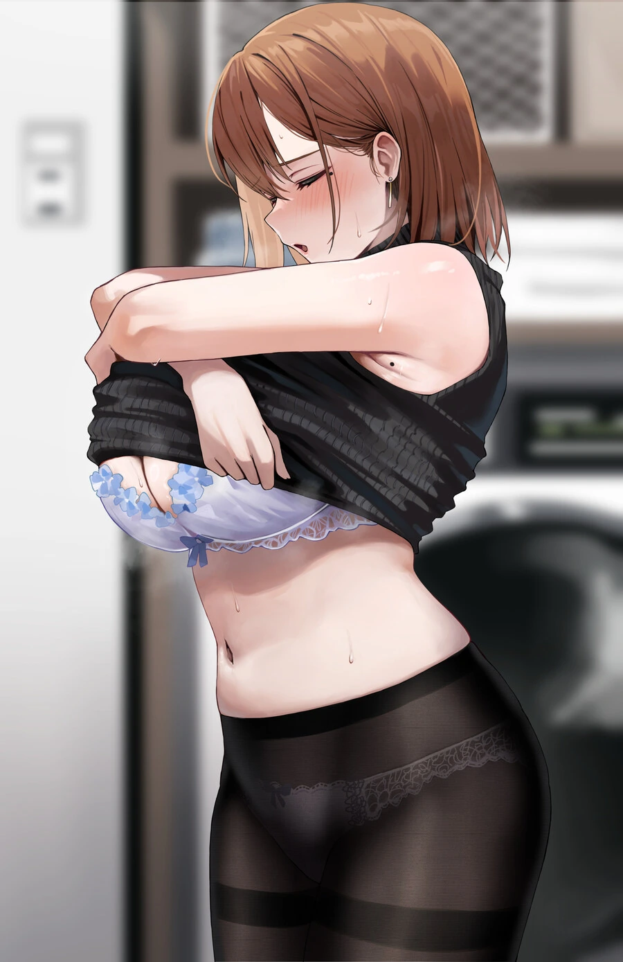 ㅎㅂ) 몸매가 신경 쓰이는 사무실 여직원.jpg - 이미지 4