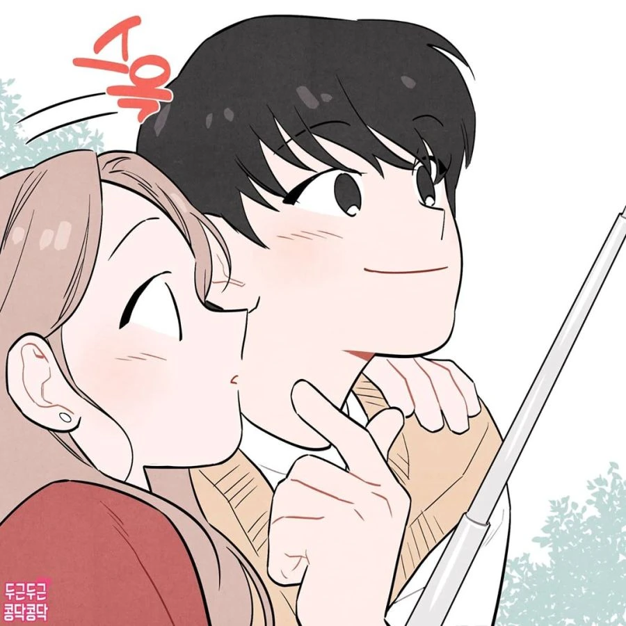 셀카 찍을때가 걱정되는 여자.manhwa - 이미지 2
