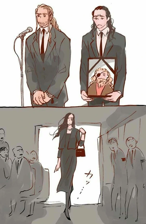 아버지 장례식에 쫓겨난 장녀가 찾아오는 만화.manwha