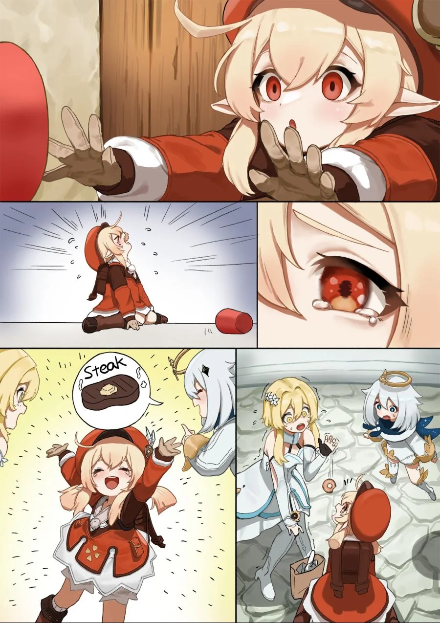 원신) 모나가 치킨 먹는.manga - 이미지 3