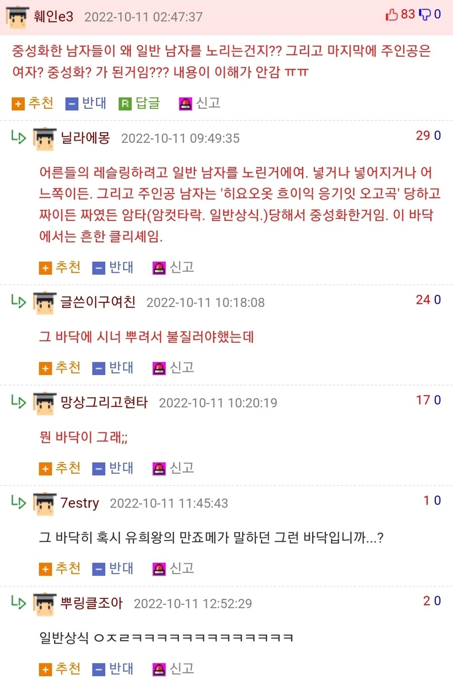 남자들 사이에 중성화가 유행하는.manwah - 이미지 4