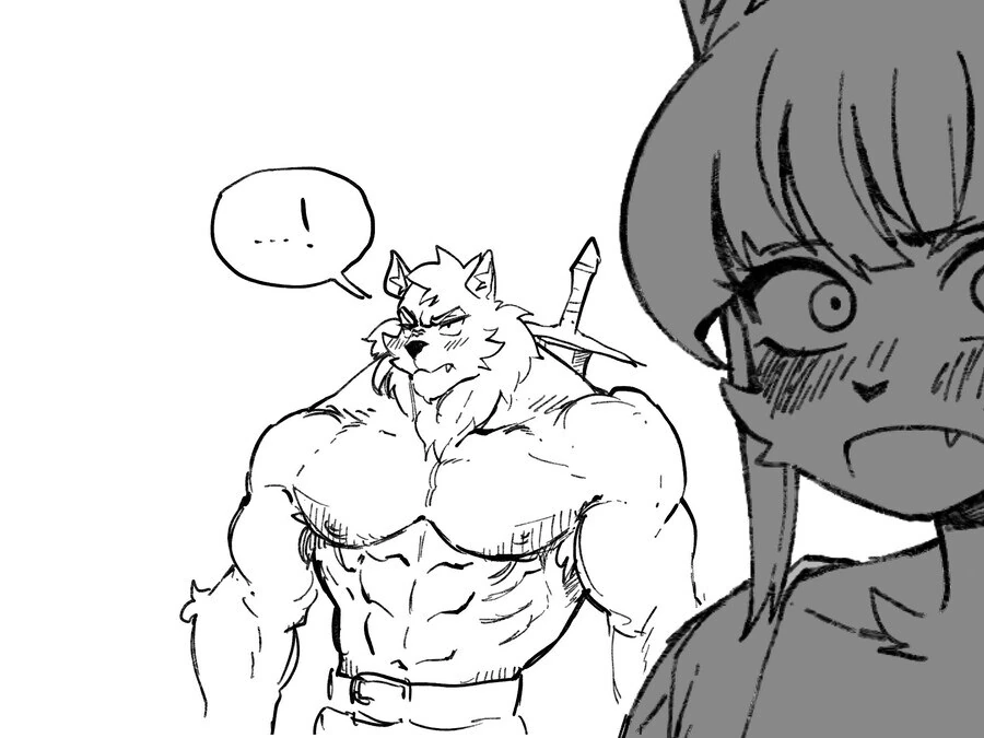 ㄱㅅ이 큰 기사단장님한테 안겨봐도 되냐고 물어보는 만화.manga - 이미지 2