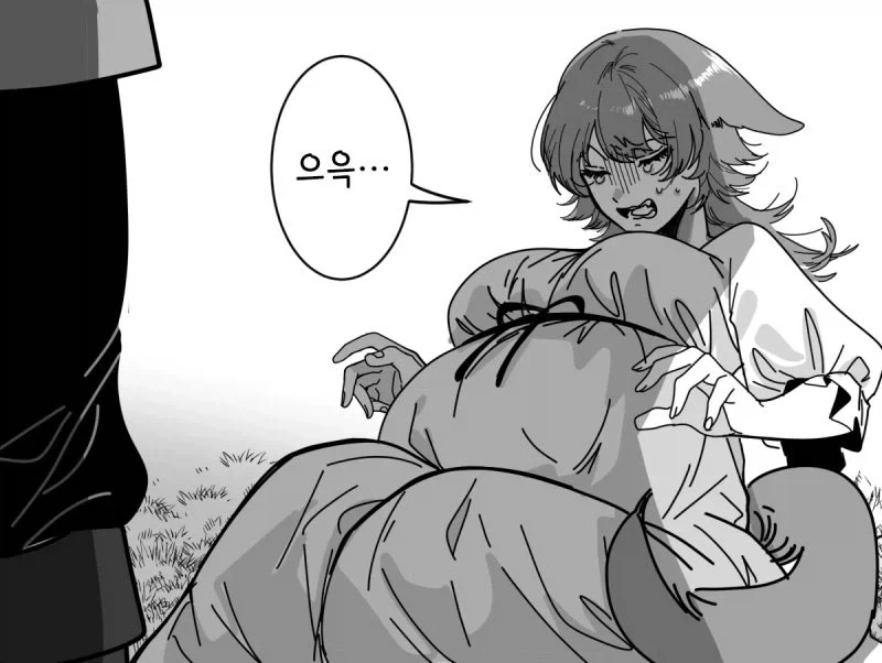 늑대의 뱃속에 이상한걸 넣은 사냥꾼 만화.manhwa
