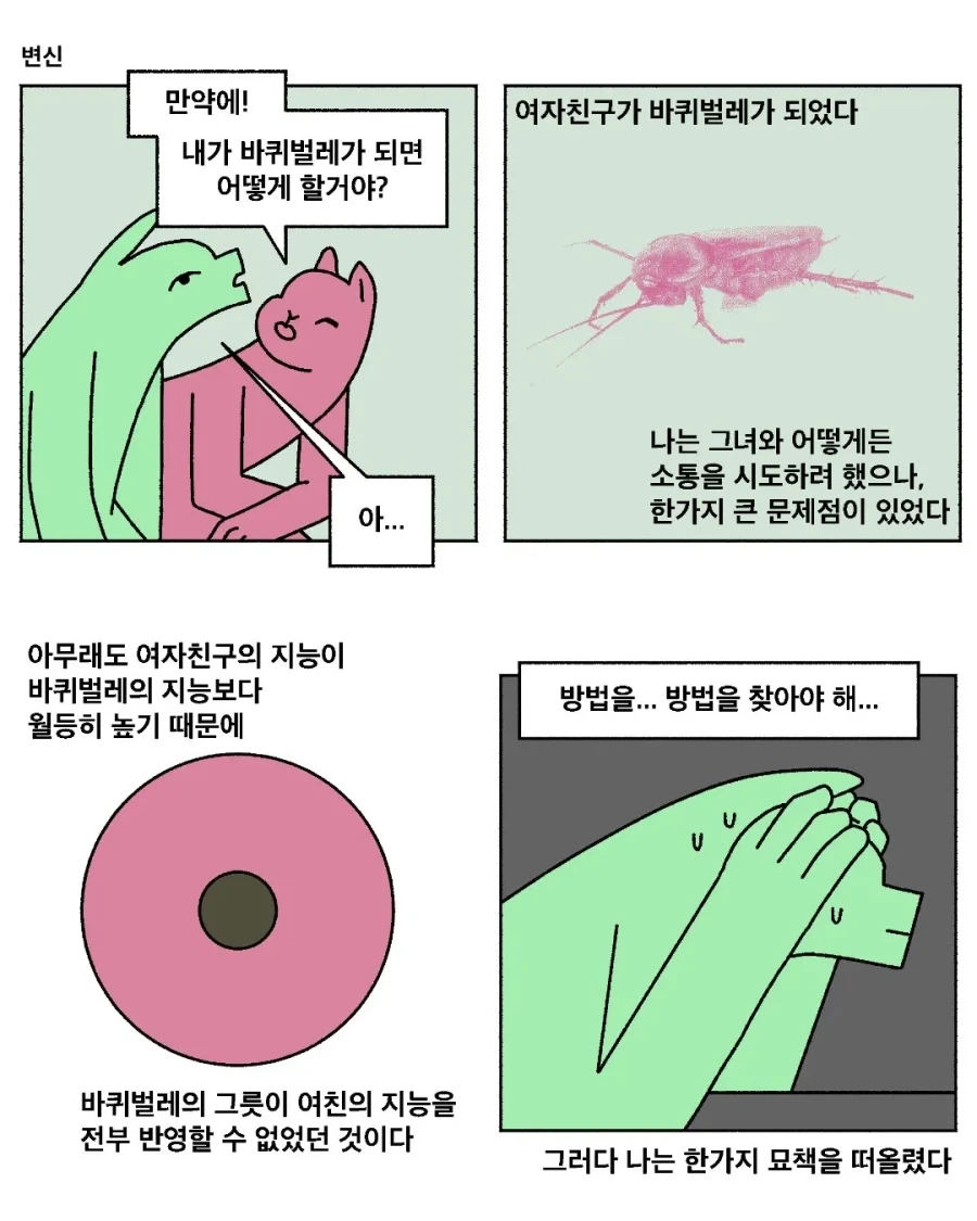 만약 여자친구가 바퀴벌레가 된다면 .manhwa