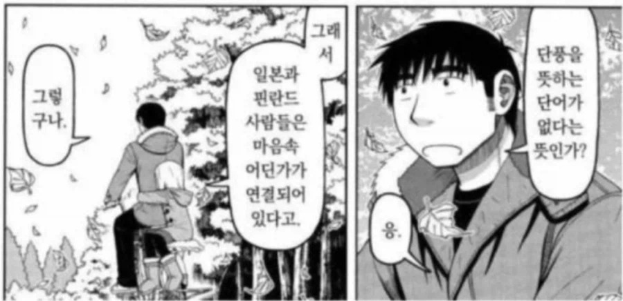 핀란드와 함께 단풍이라는 단어가 있는 유이한 나라.manhwa - 이미지 2