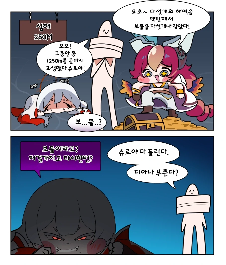 트릭컬) 심해 대격돌에서 과로한 우로스 Manhwa