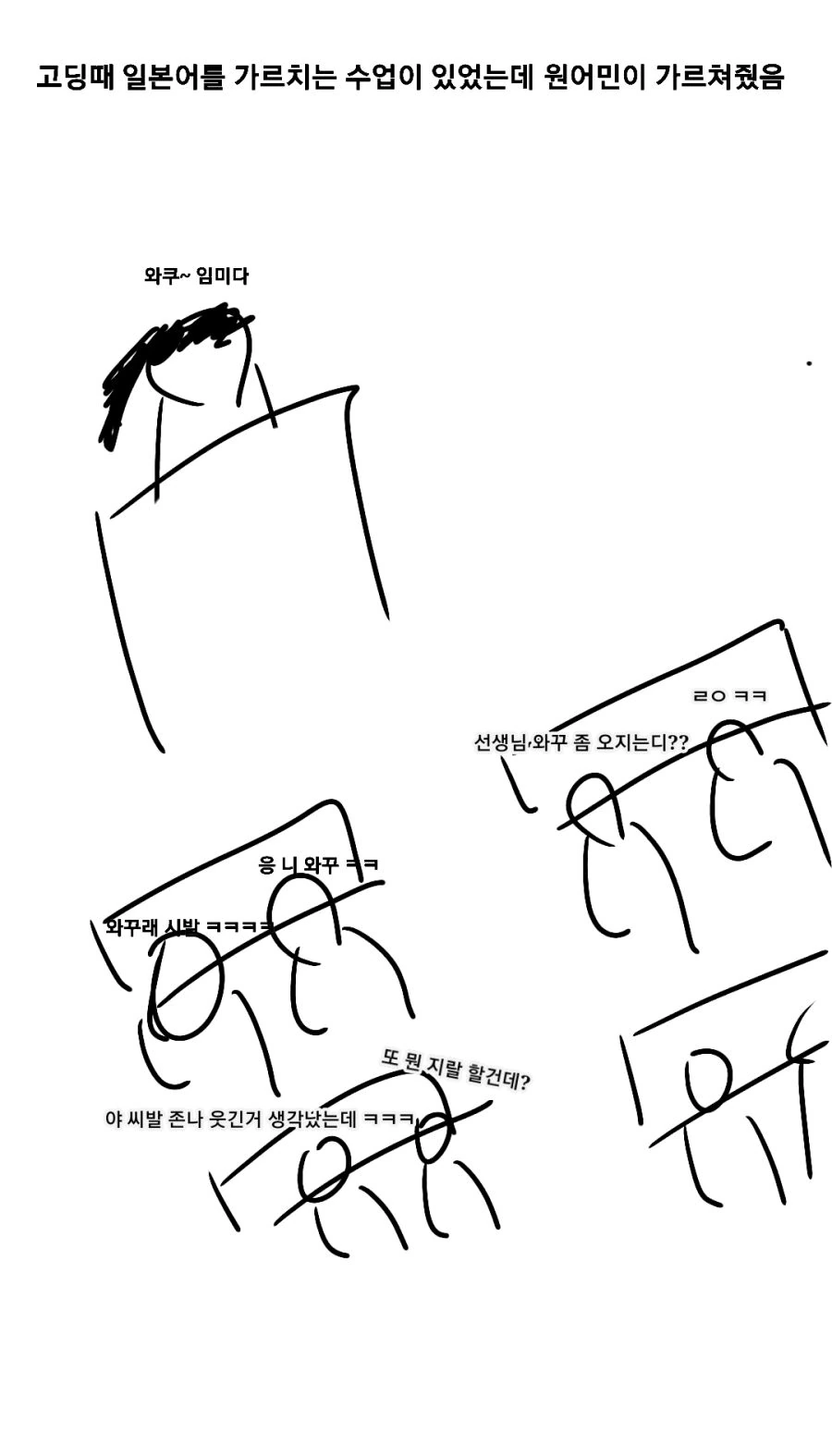 고딩때 일본어 선생님 수업 들었던 만화.manwha