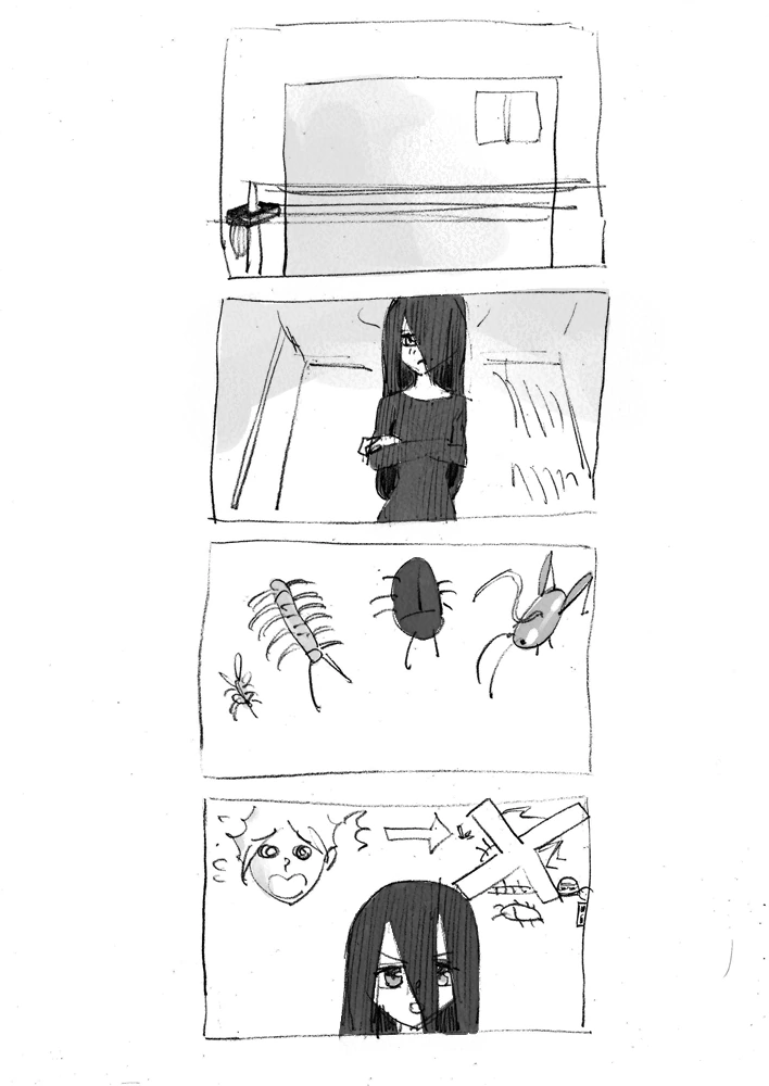 집안에 사는 벌레 쫓아내는 꿀팁.manwha