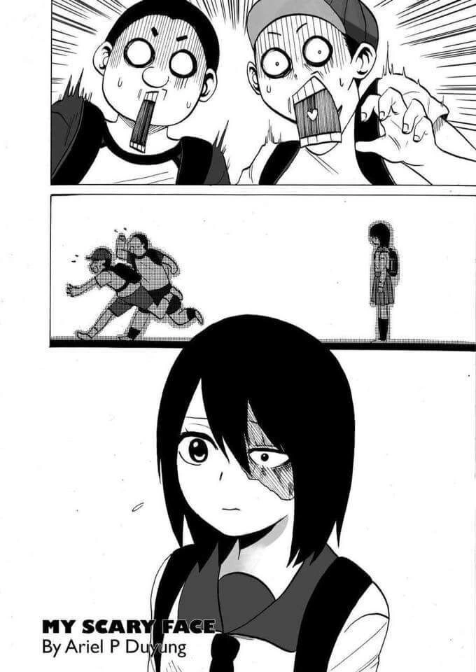 얼굴에 흉터를 가진 아이 manhwa