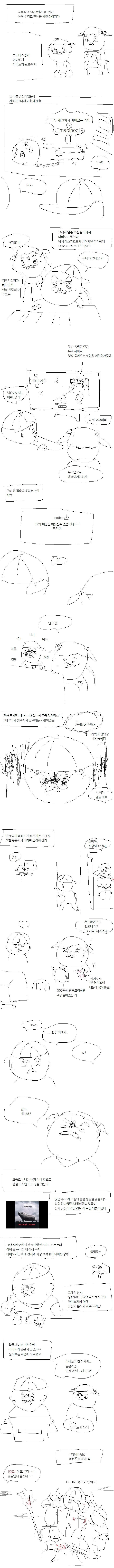 할배가 마비노기 하는.Manga