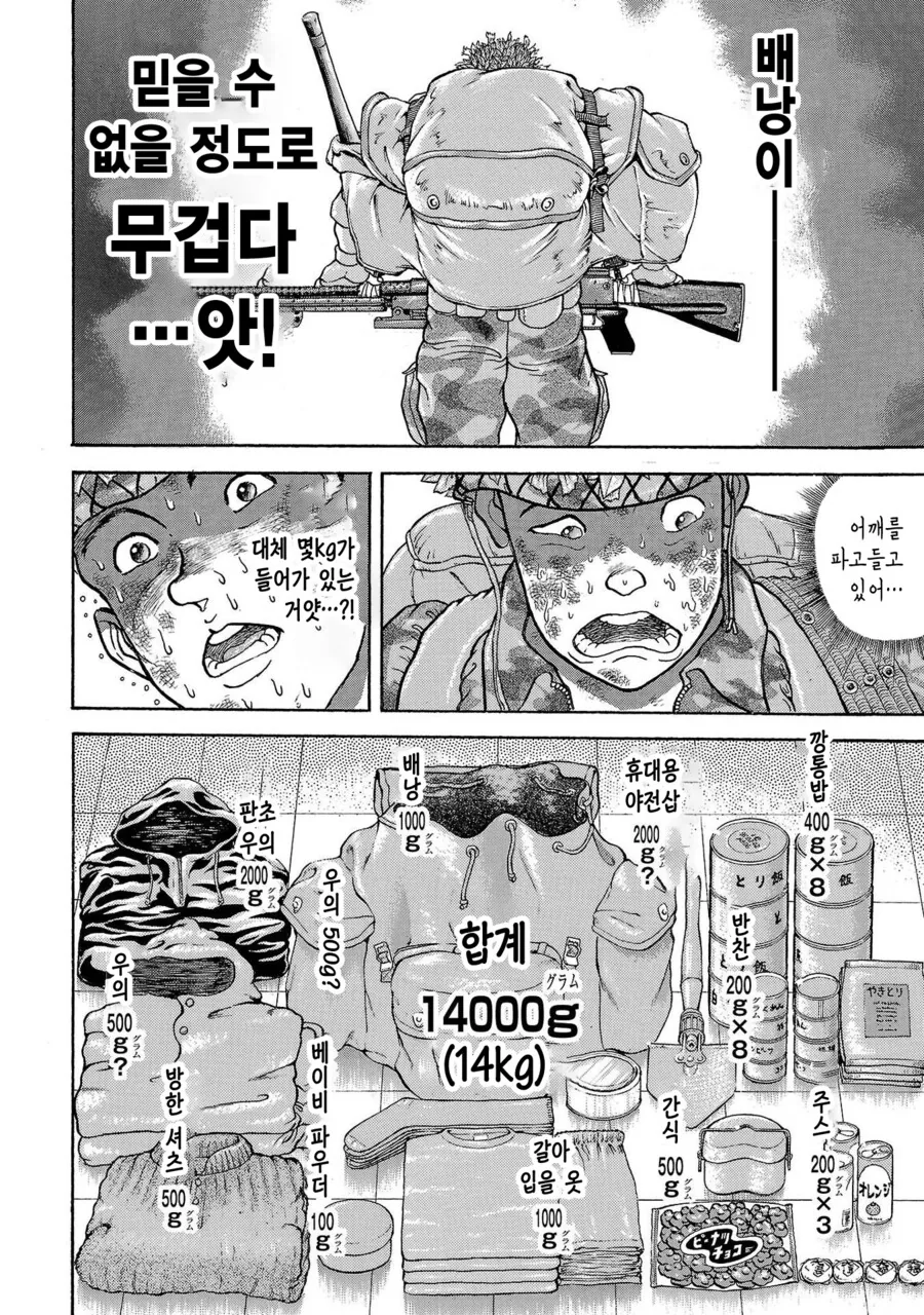 바키 작가가 자위대 시절 행군했던 만화 - 이미지 9