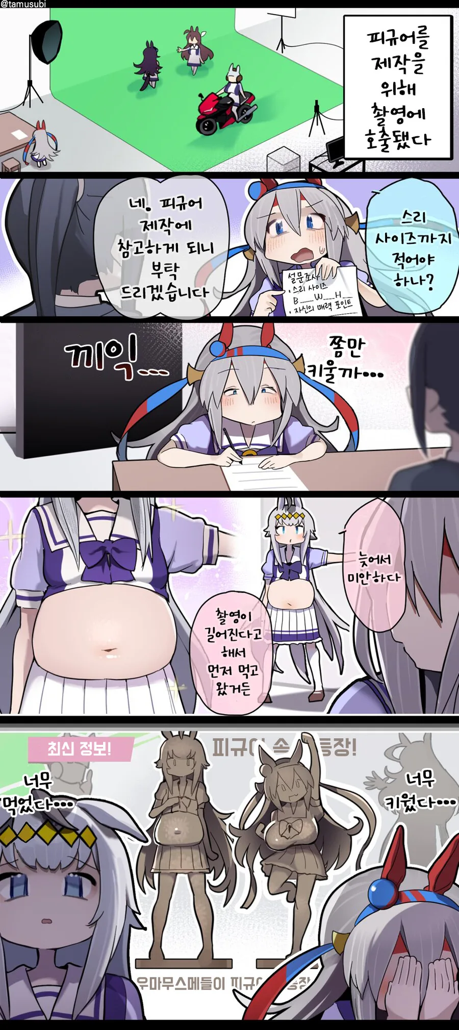 말딸, 번역) 피규어 제작에 들어간 오구타마 만화.manga
