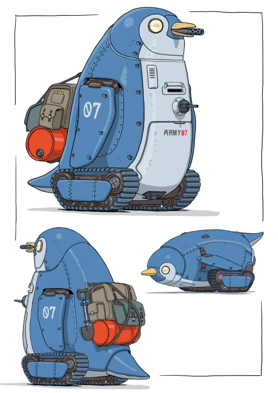 여러 생명체를 모티브로 한 메카 그림 모음 - 이미지 9