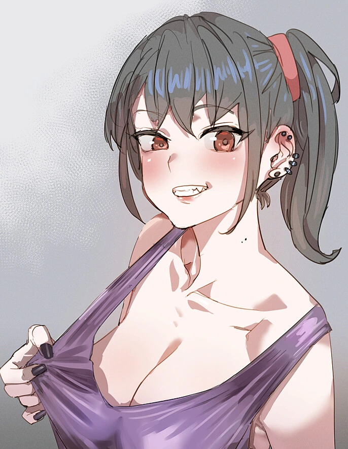양아치녀가 도발을 걸어왔다