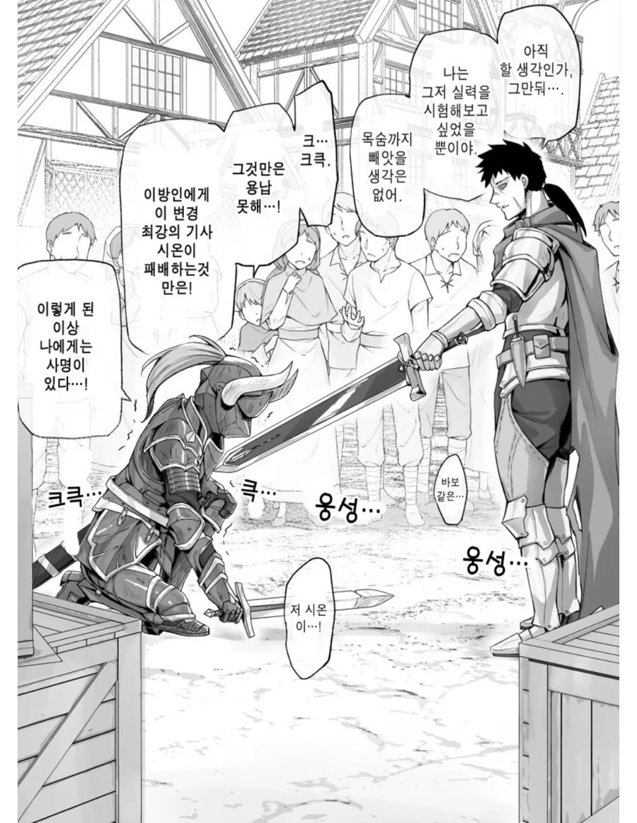 변경최강의 기사가 떠돌이 기사한테 패배하는 만화.manga