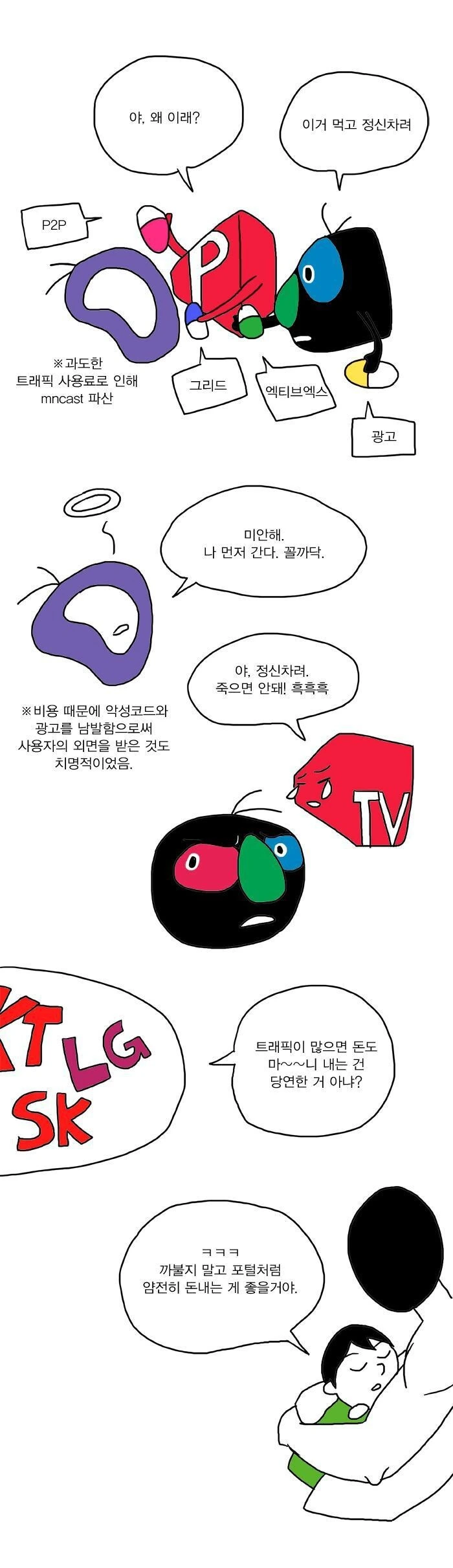 10년전에 망사용료 사태를 예언했던 만화 - 이미지 3