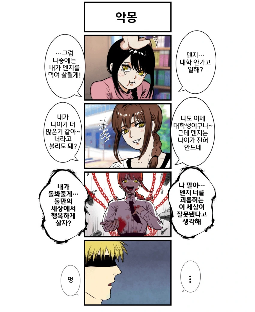 체인소맨) 사람 생각은 비슷하네