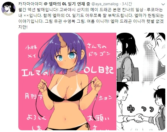 [메이드래곤/ㅎㅂ] 흑발 태닝 D래곤