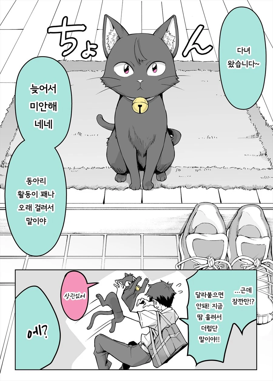 얀데레끼가 있는 고양이와 같이 사는.manhwa