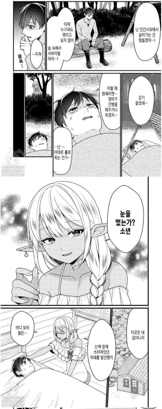 다크엘프를 사랑하는 만화.manga