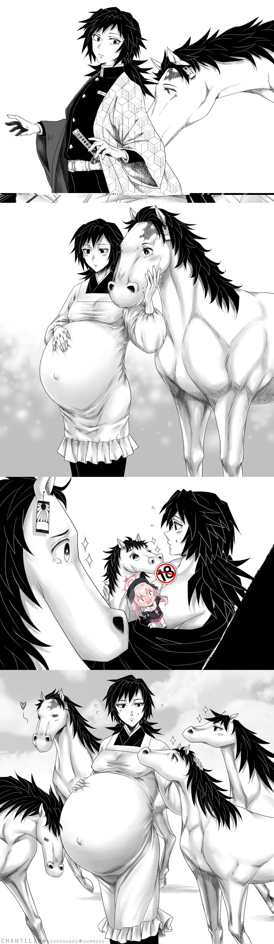 귀칼)탄지로의 말ㅈㅈ에 박혀 ㅇㅅ한 기유.manga