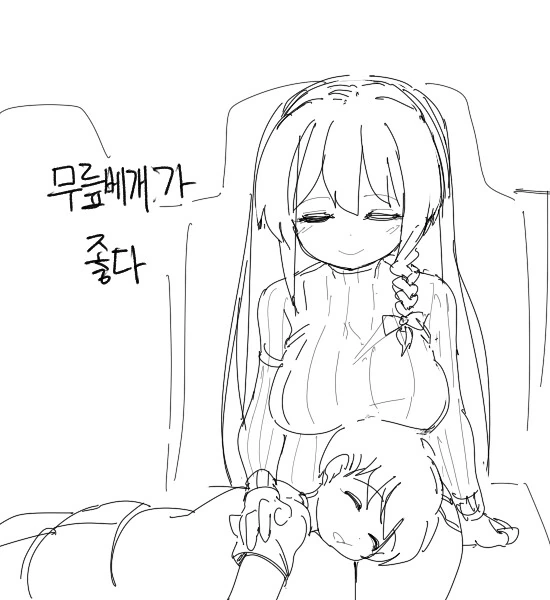 무릎베개가 좋다.manhwa