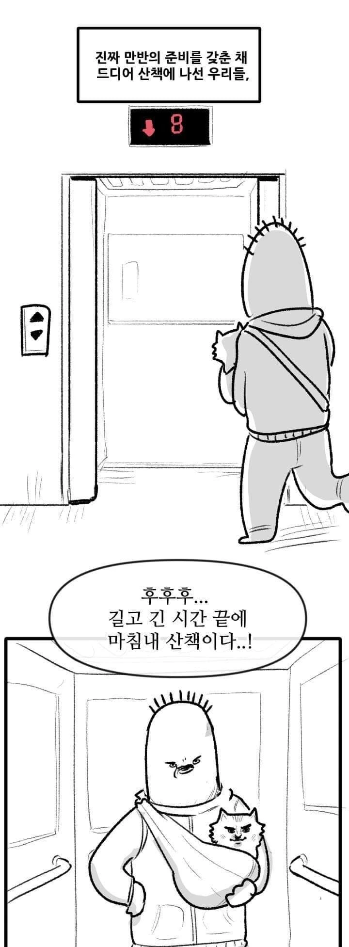 산책 가고 싶은 고양이 manhwa - 이미지 17