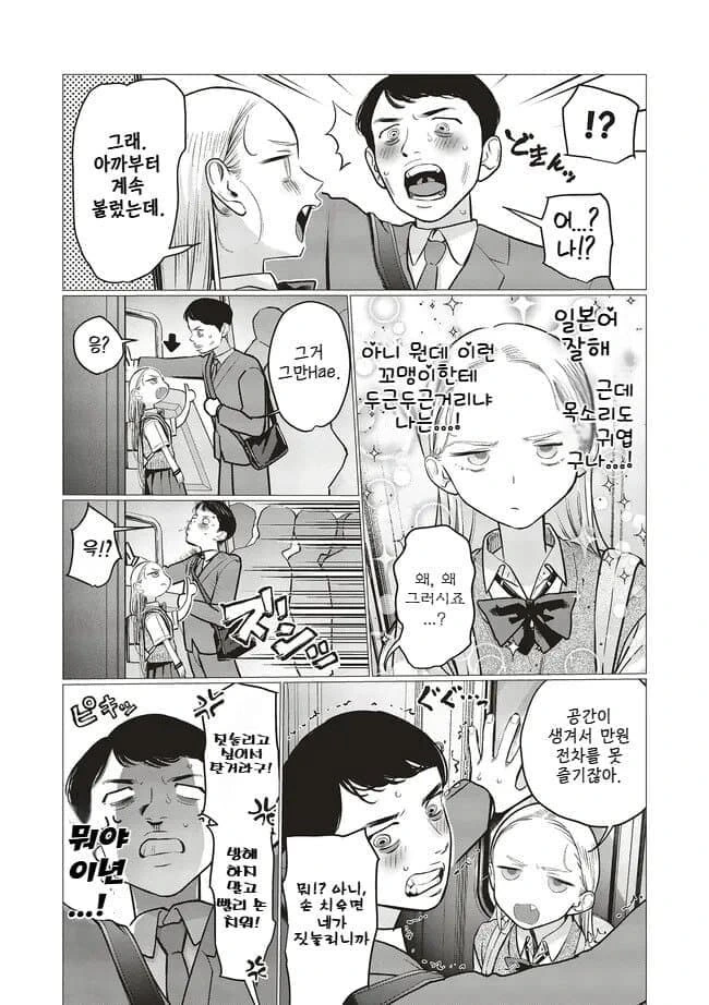 지하철치한한테 ㅇㄴ홀 취급당하는 사샤manga - 이미지 3
