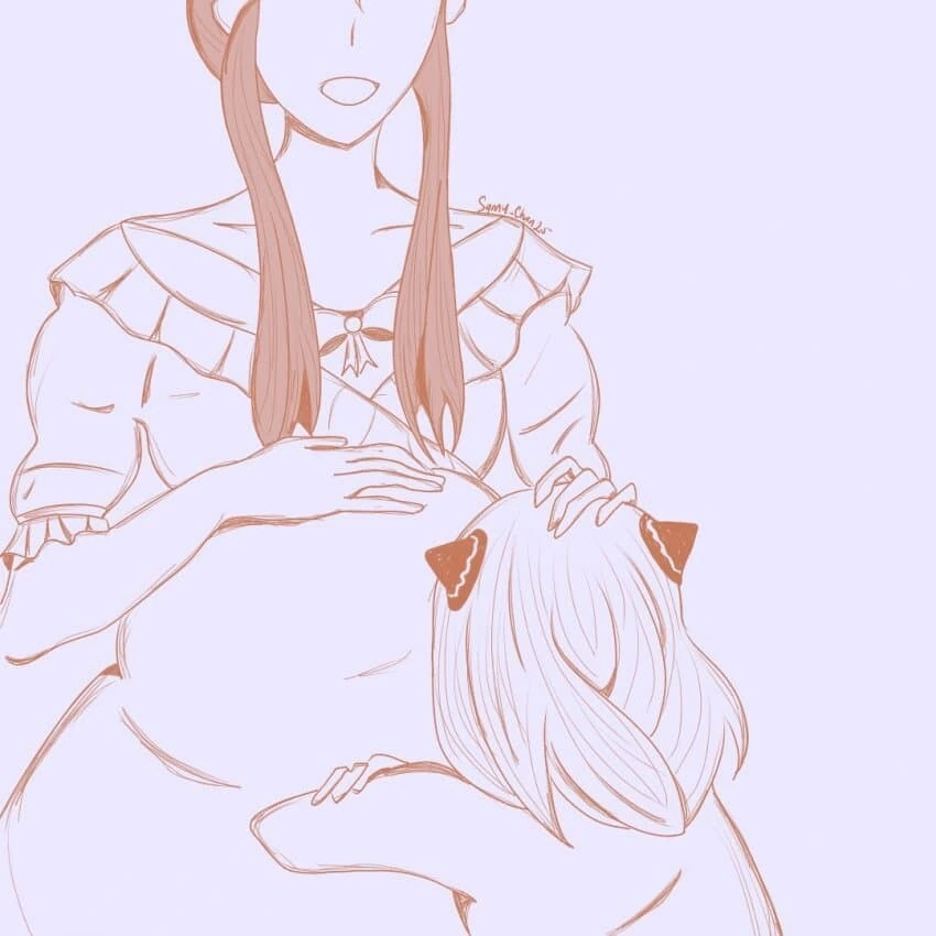 스파이패밀리)새로운 가족이 생긴 포저 가