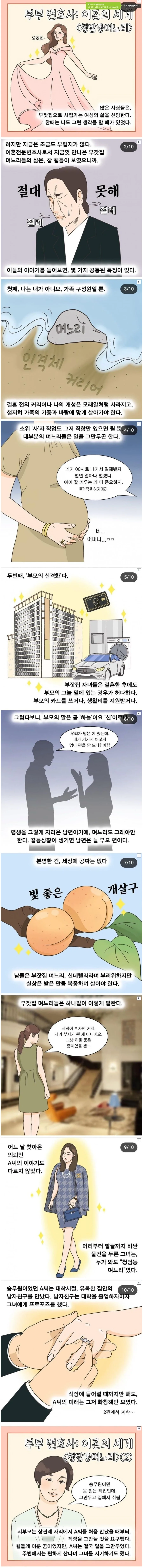 이혼전문 변호사의 상향혼 이야기......manhwa