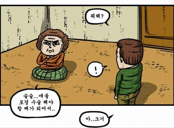 포경을 돈까스로 속여서 데려가는 만화 JPG